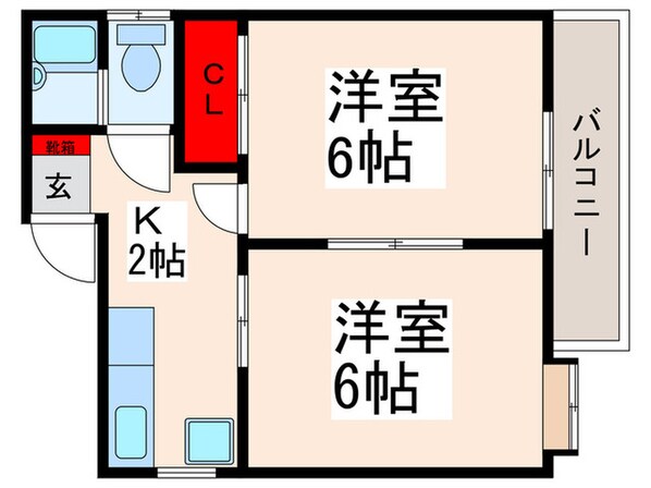 タナベ　コ－ポの物件間取画像